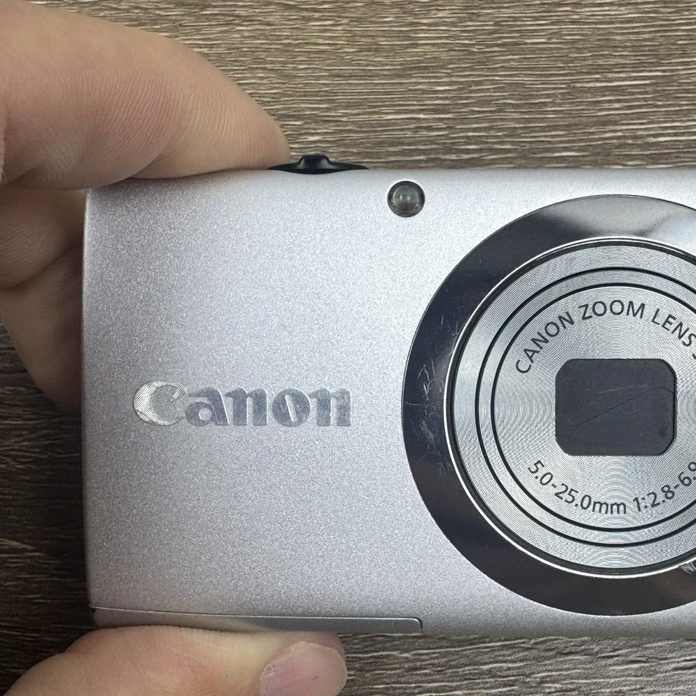 Canon PowerShot A2300 16.0MP Digital Camera Silver w/5x Zoom Bundle